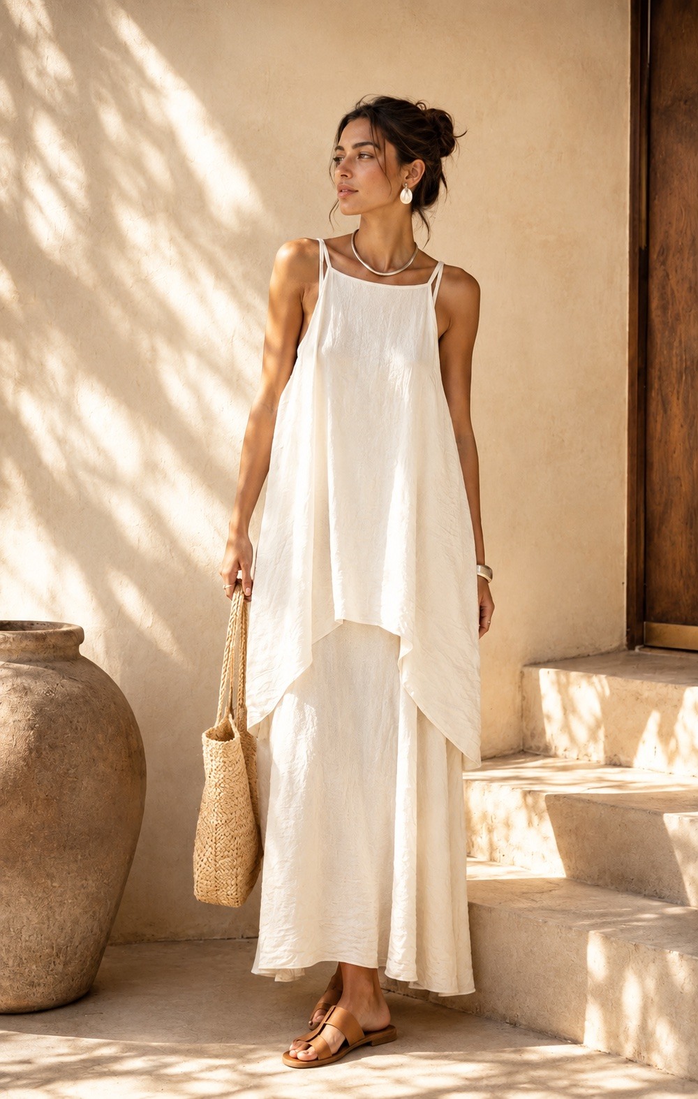Grossiste LUMINE - Robe fine bretelle