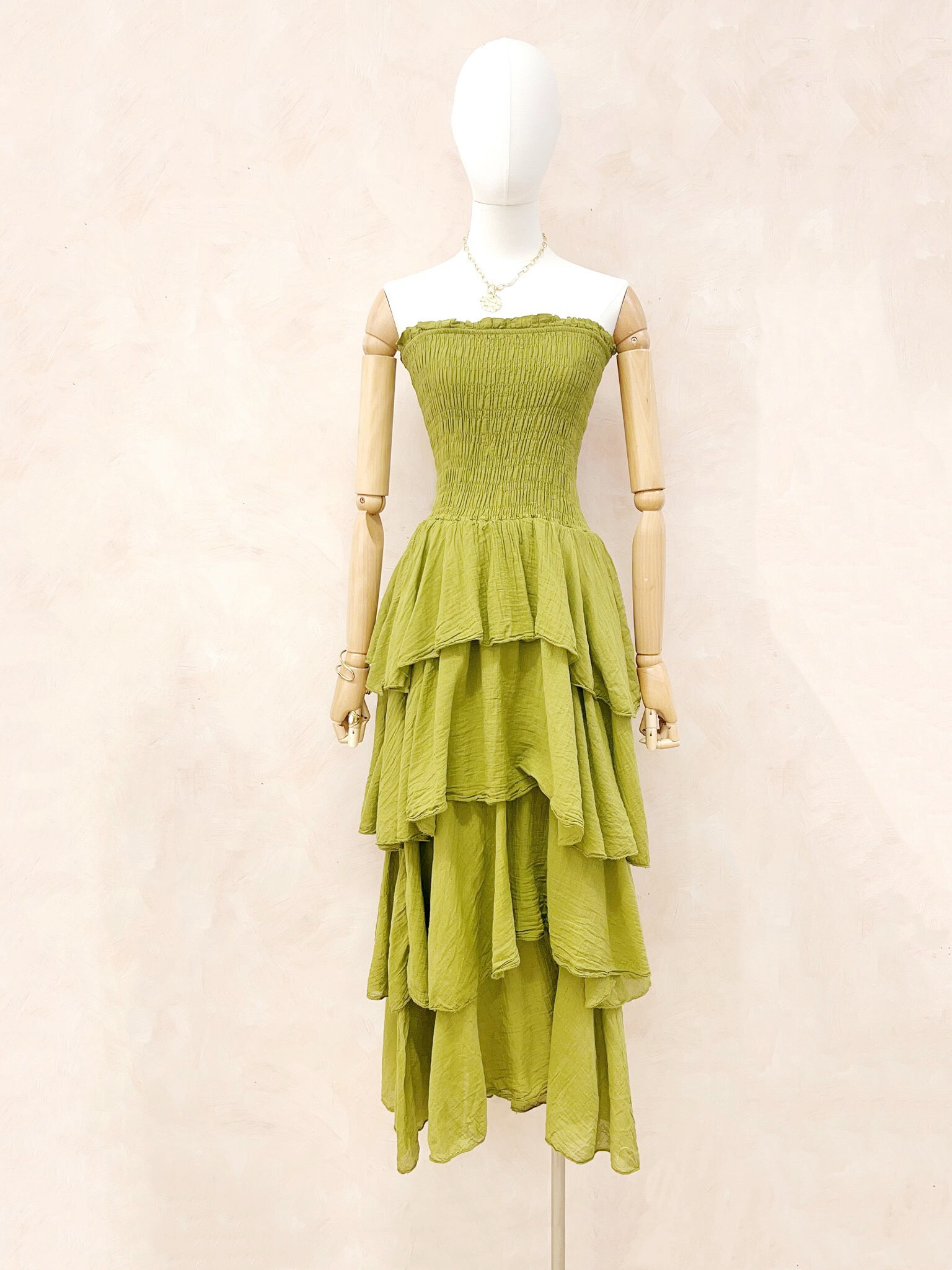Wholesaler LUMINE - Long cotton gas dress