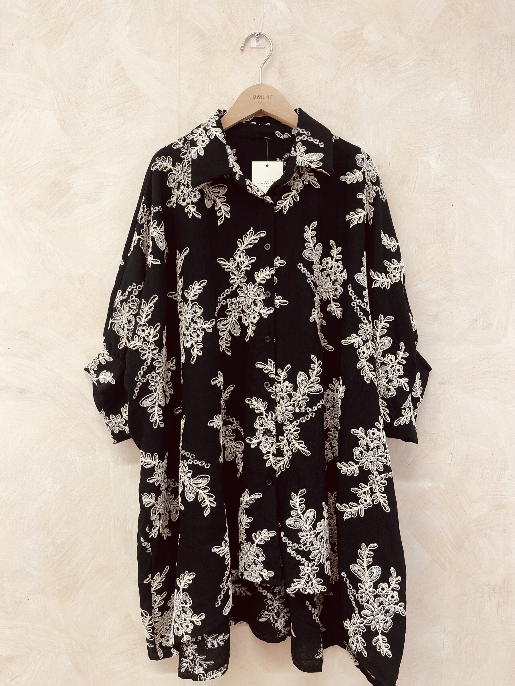 Wholesaler LUMINE - Tunic dress with embroidery