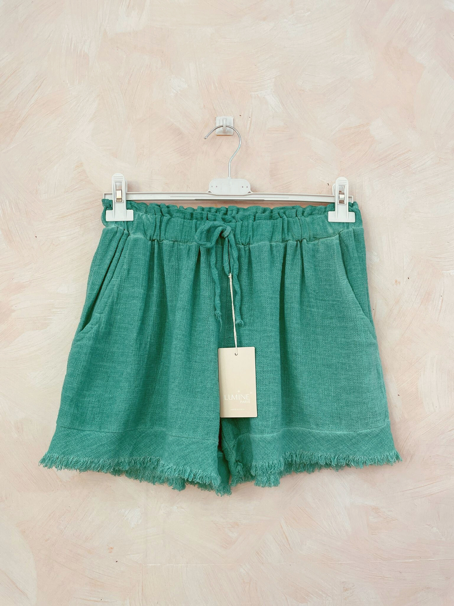 Wholesaler LUMINE - Linen cotton shorts