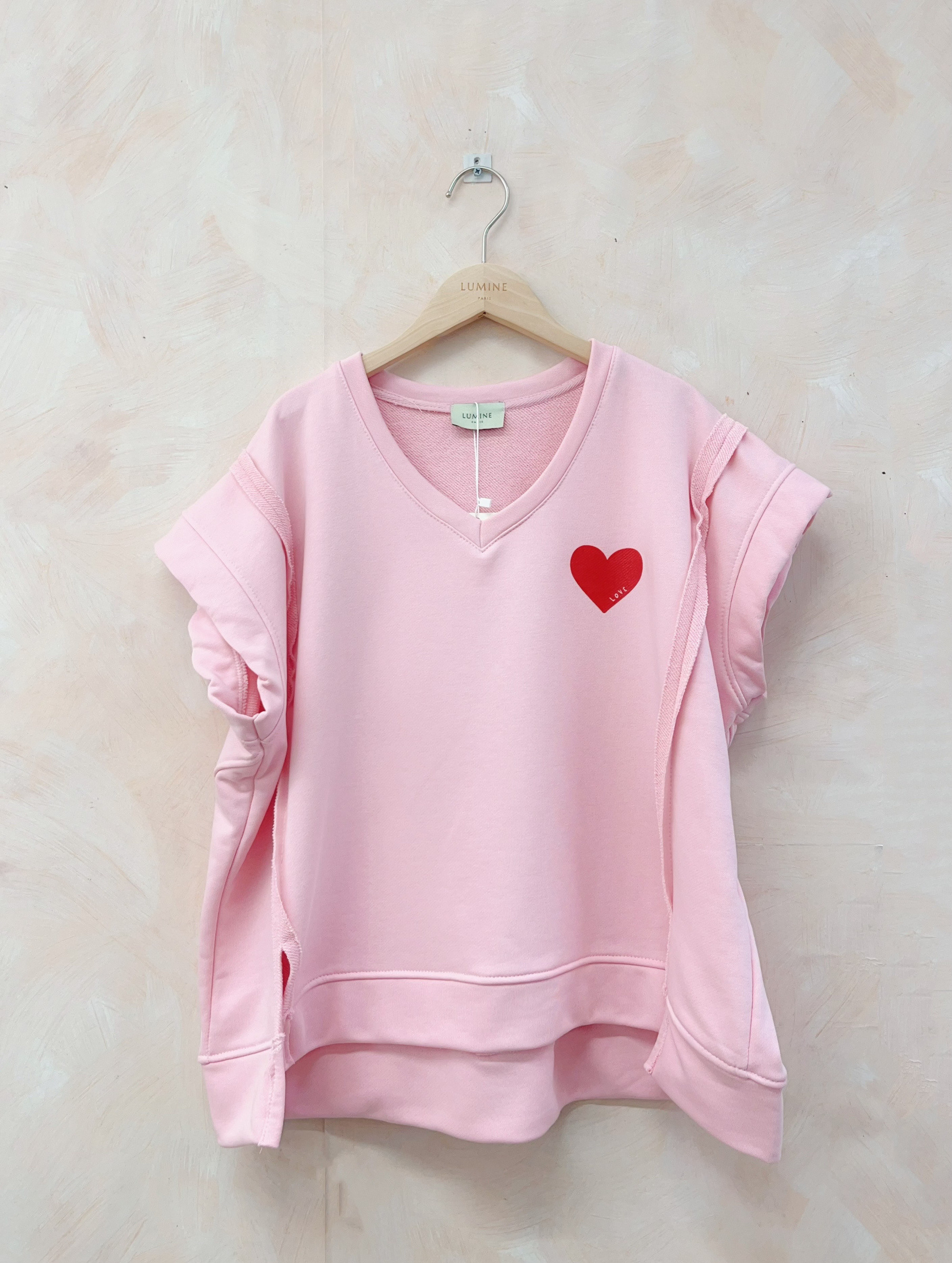 Grossiste LUMINE - Sweat col v love