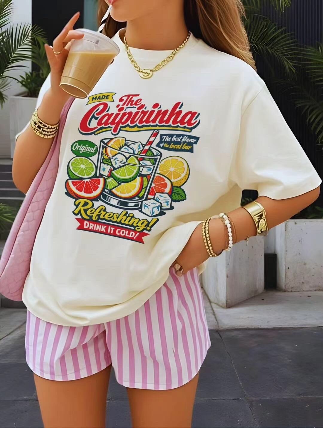 Grossiste LUMINE - Tee-shirt cocktail