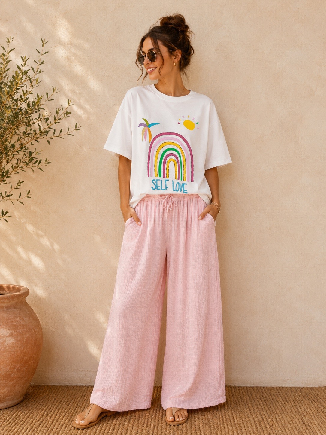 Mayorista LUMINE - Camiseta bordada self love