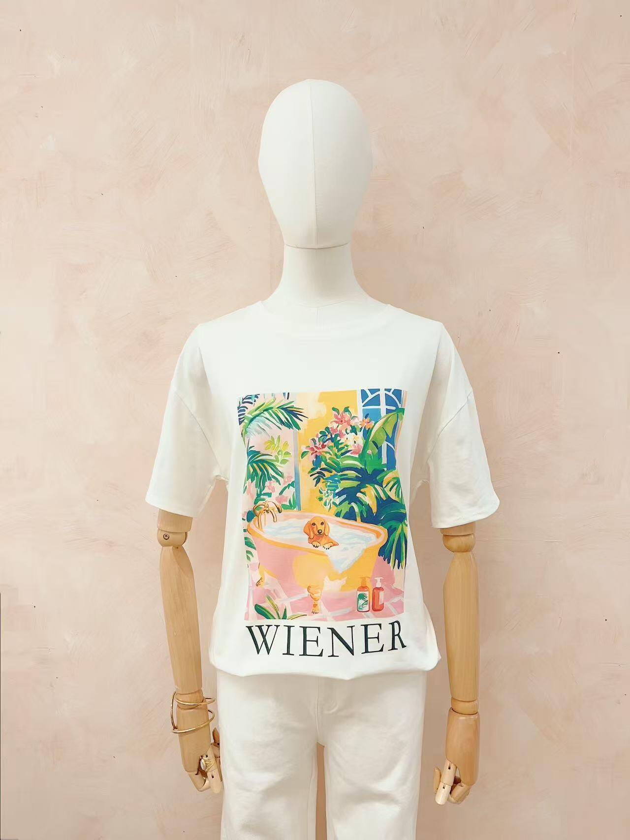 Grossiste LUMINE - T-shirt graphique teckel
