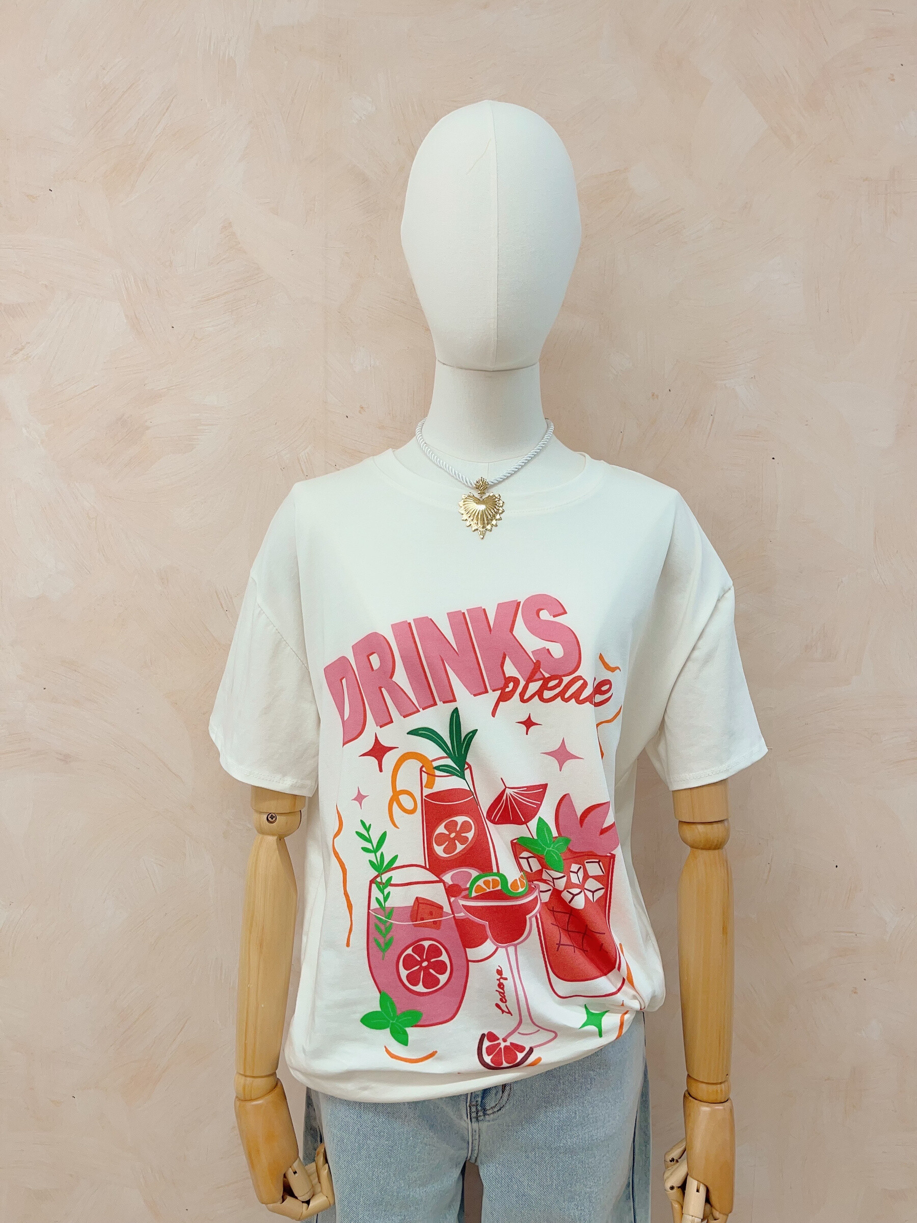 Wholesaler LUMINE - Printed cotton t -shirt
