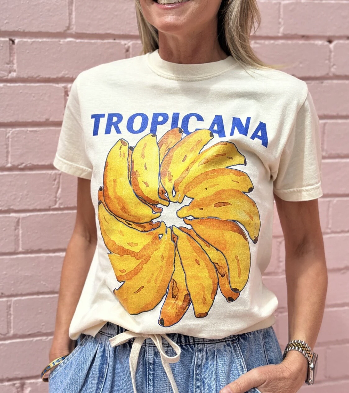 Wholesaler LUMINE - Tropicana cotton t -shirt