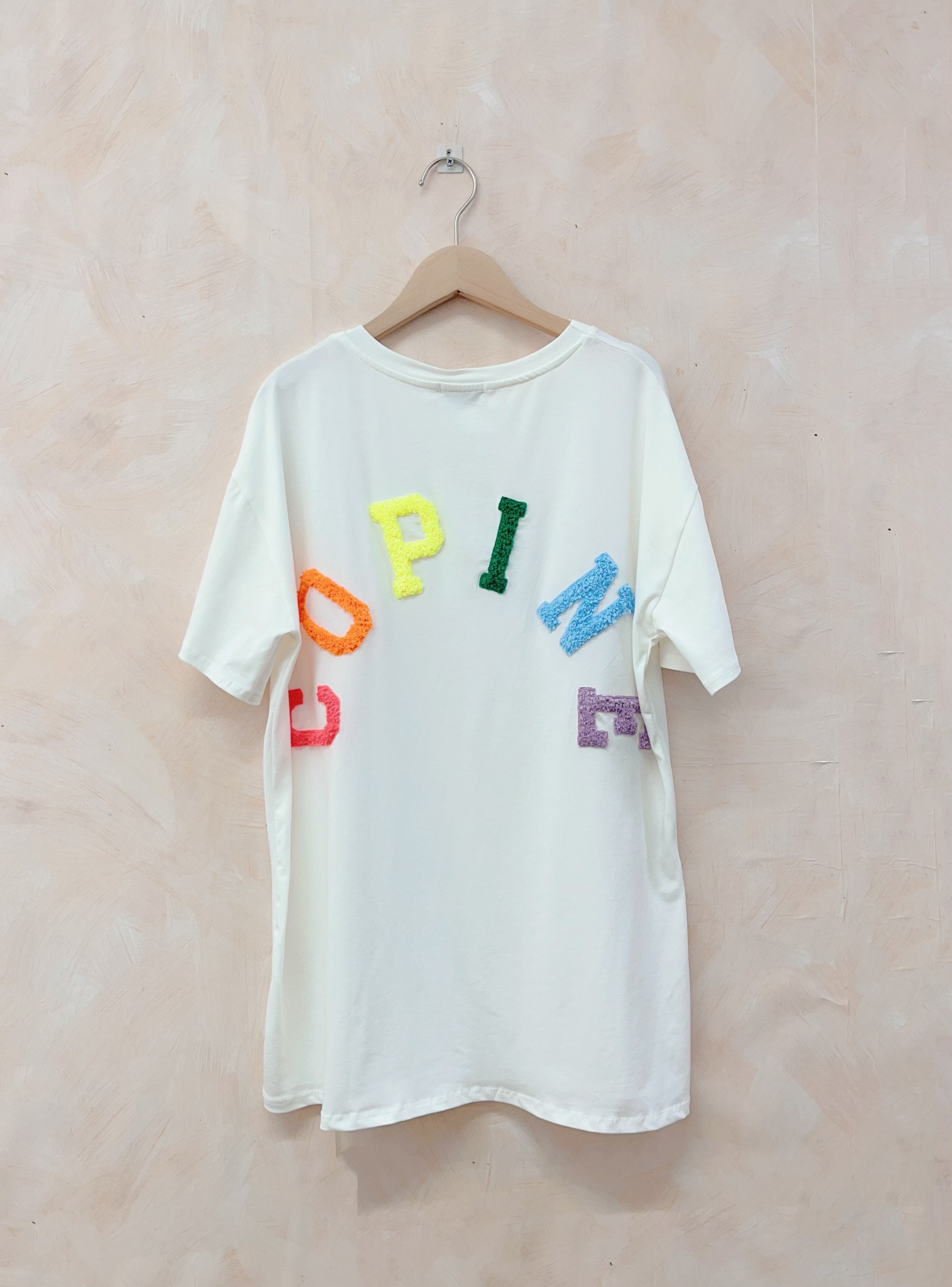 Grossiste LUMINE - Tee-shirt brodé dos copine