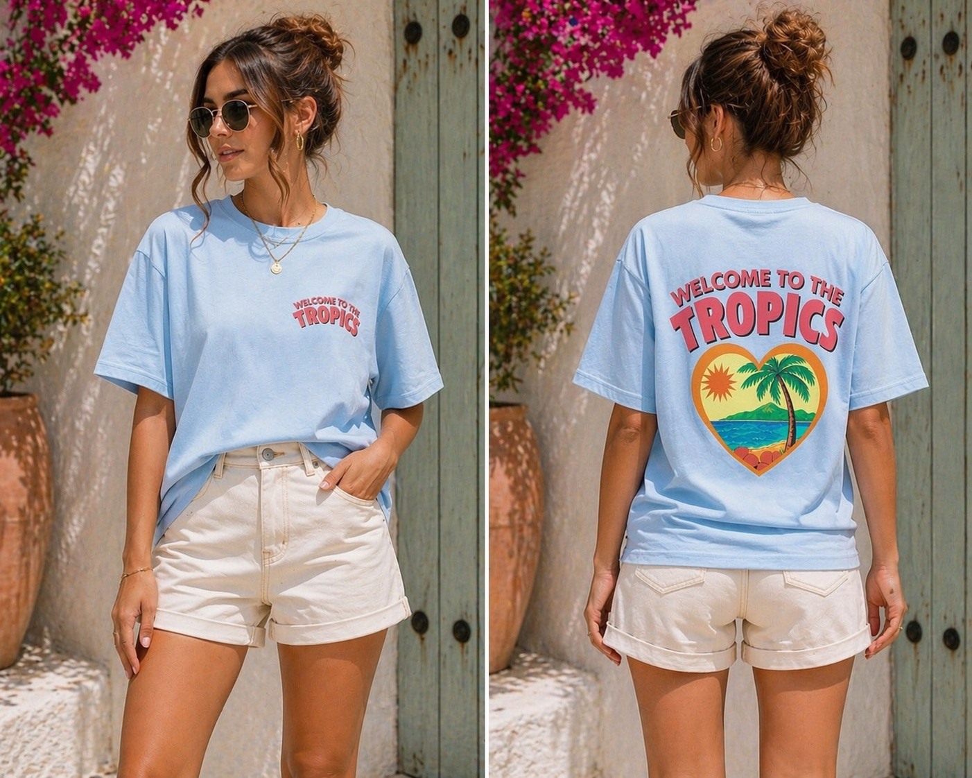 Mayorista LUMINE - Camiseta Bienvenido a los Trópicos