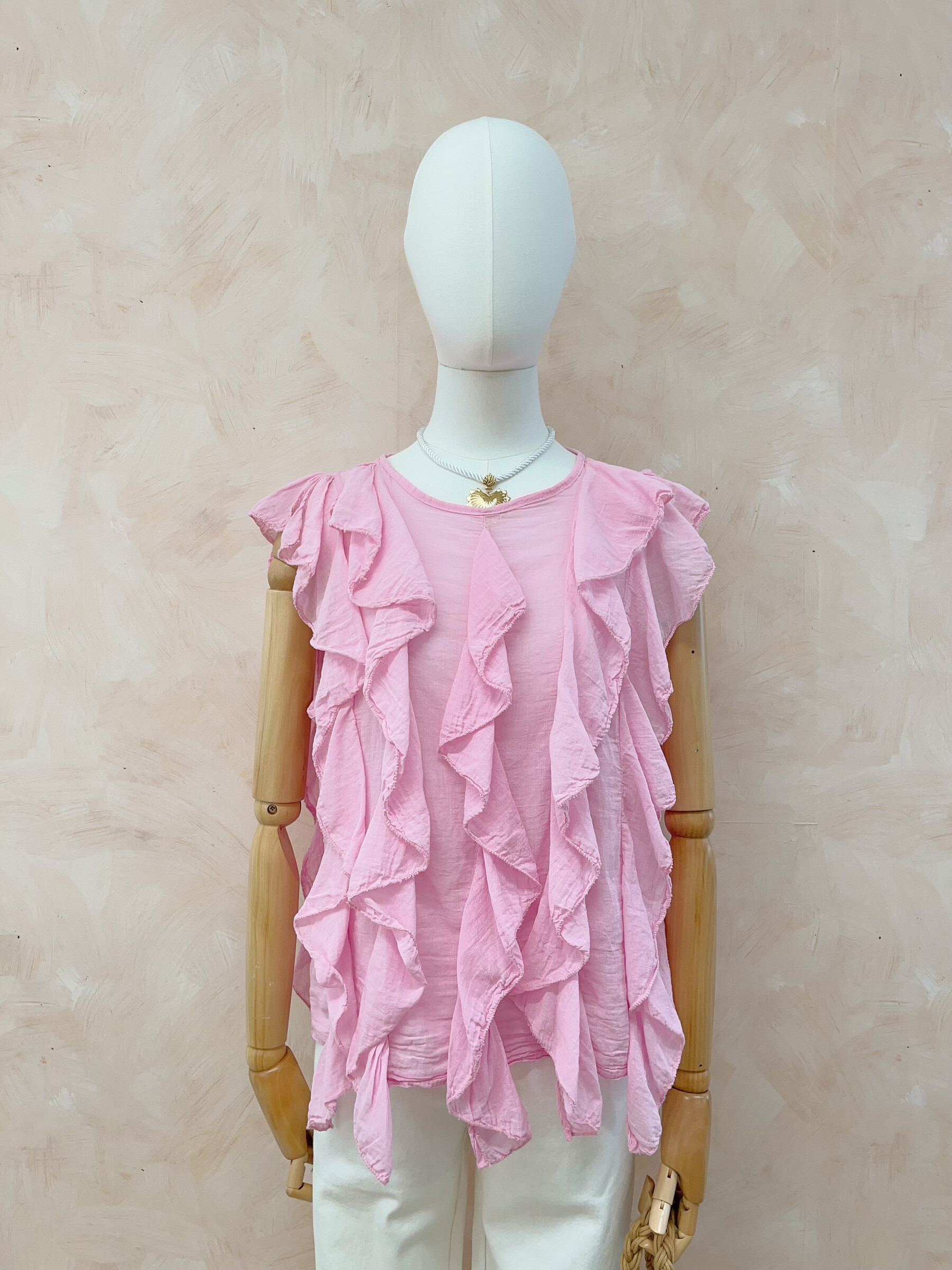 Wholesaler LUMINE - Froufroute cotton top