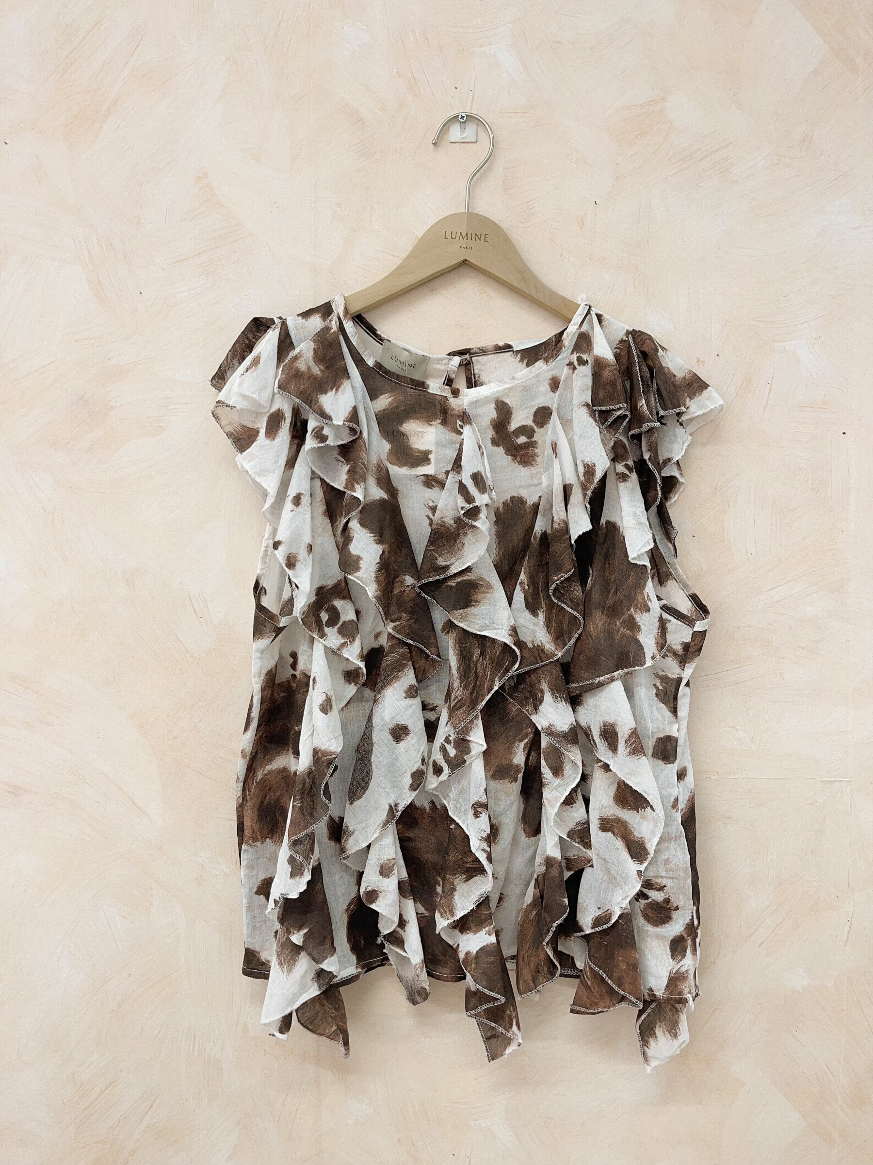 Wholesaler LUMINE - Printed cotton top