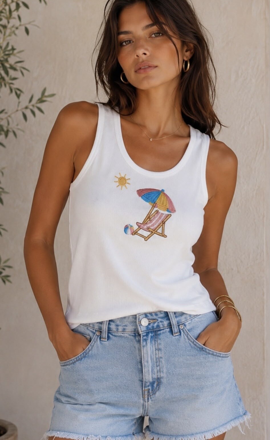 Grossista LUMINE - Top ricamato con strass