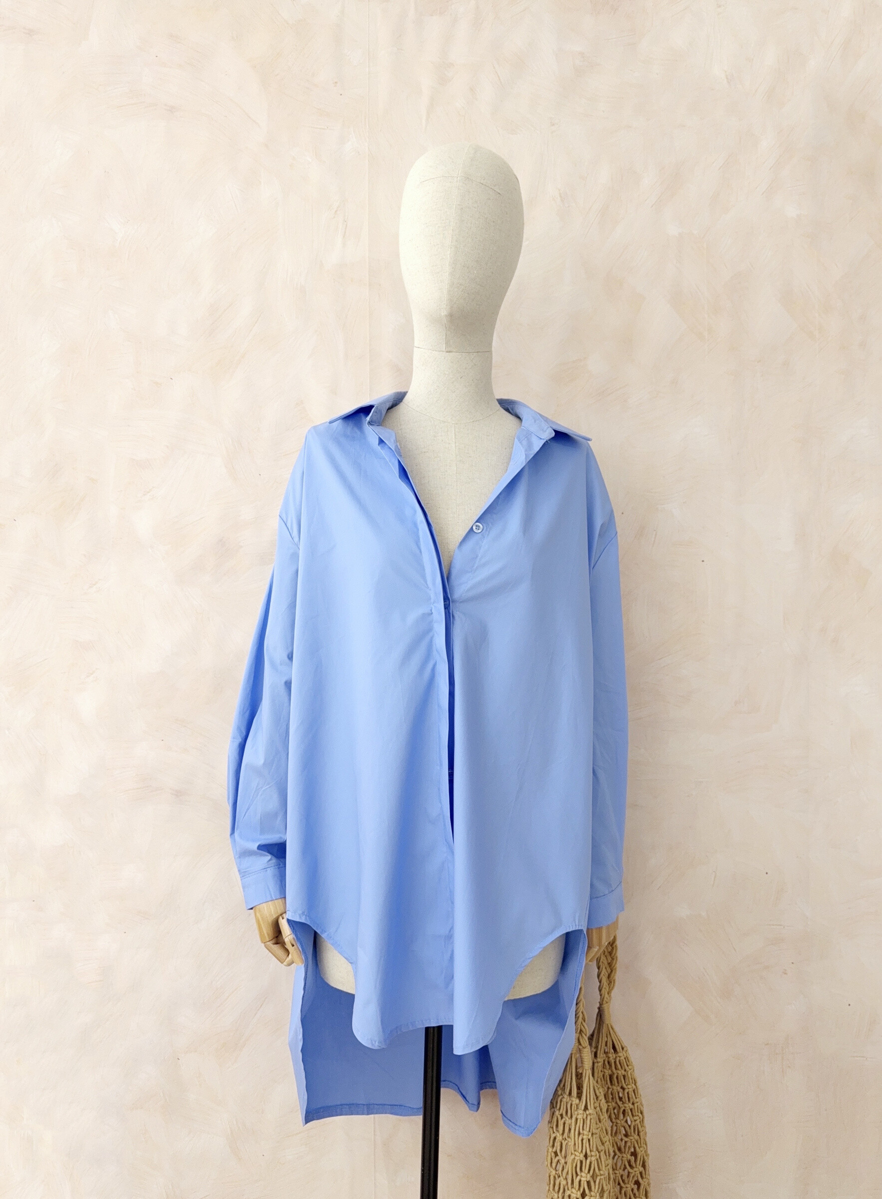 Mayorista LUMINE - Vestido de algodón Poplin de gran tamaño