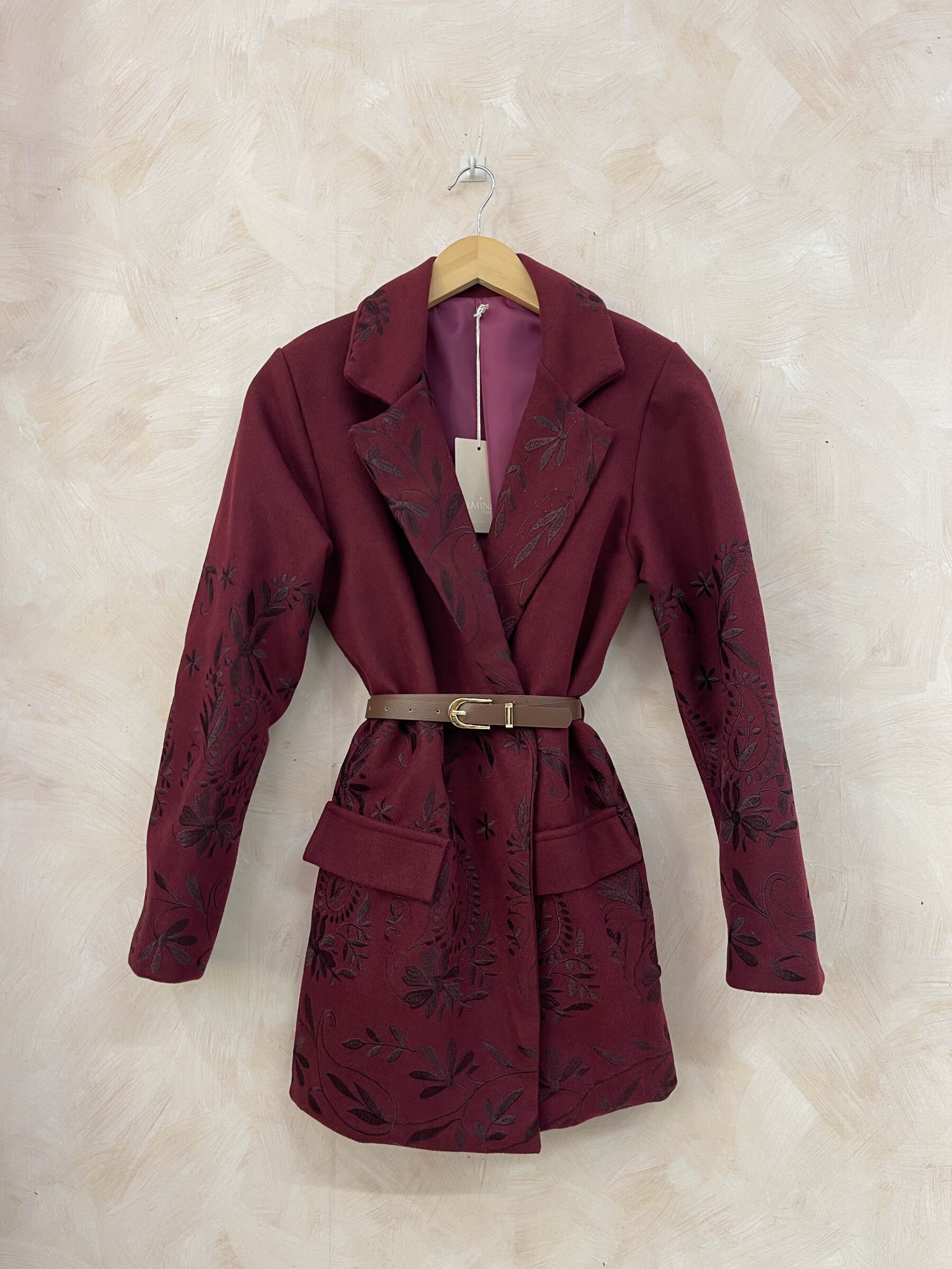 Wholesaler LUMINE - Embroidered long sleeve jacket with belt