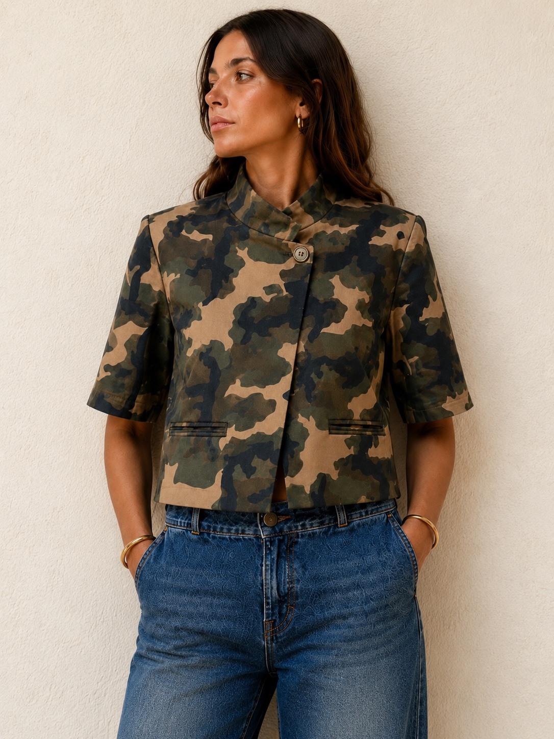 Großhändler LUMINE - Kurze Militärjacke