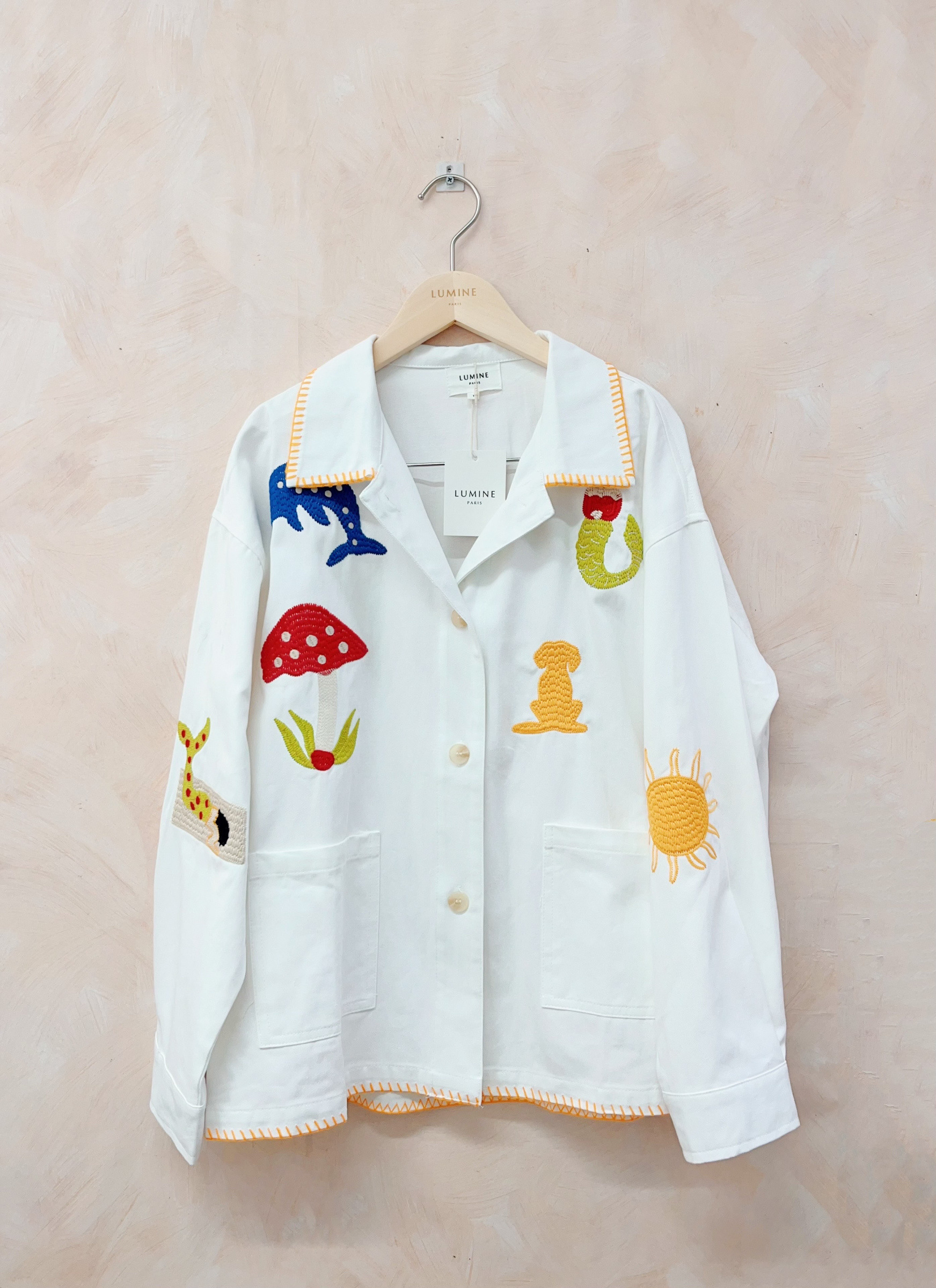 Mayorista LUMINE - Chaqueta Bordada Sirena