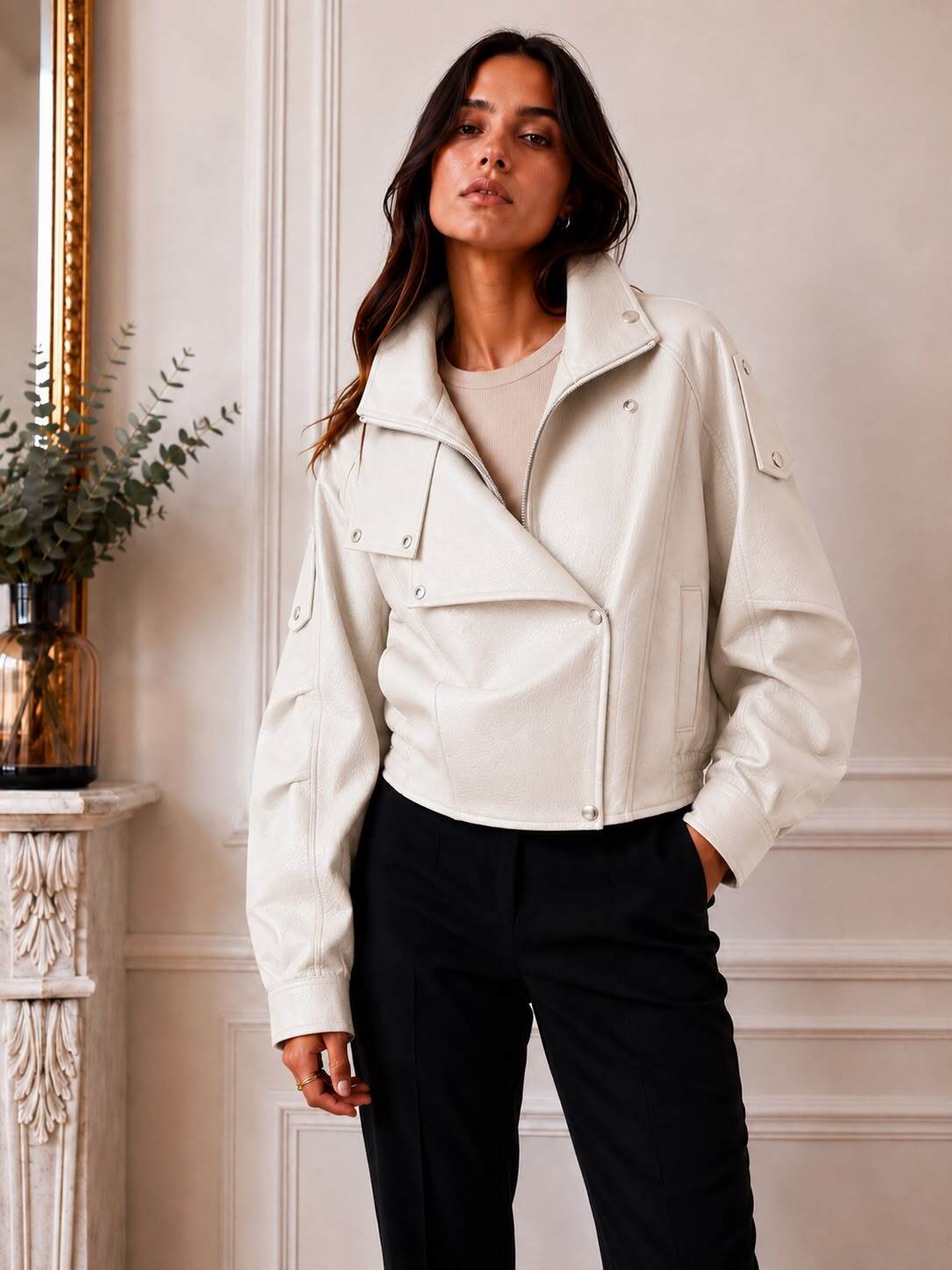 Grossiste LUMINE - Veste courte similicuir