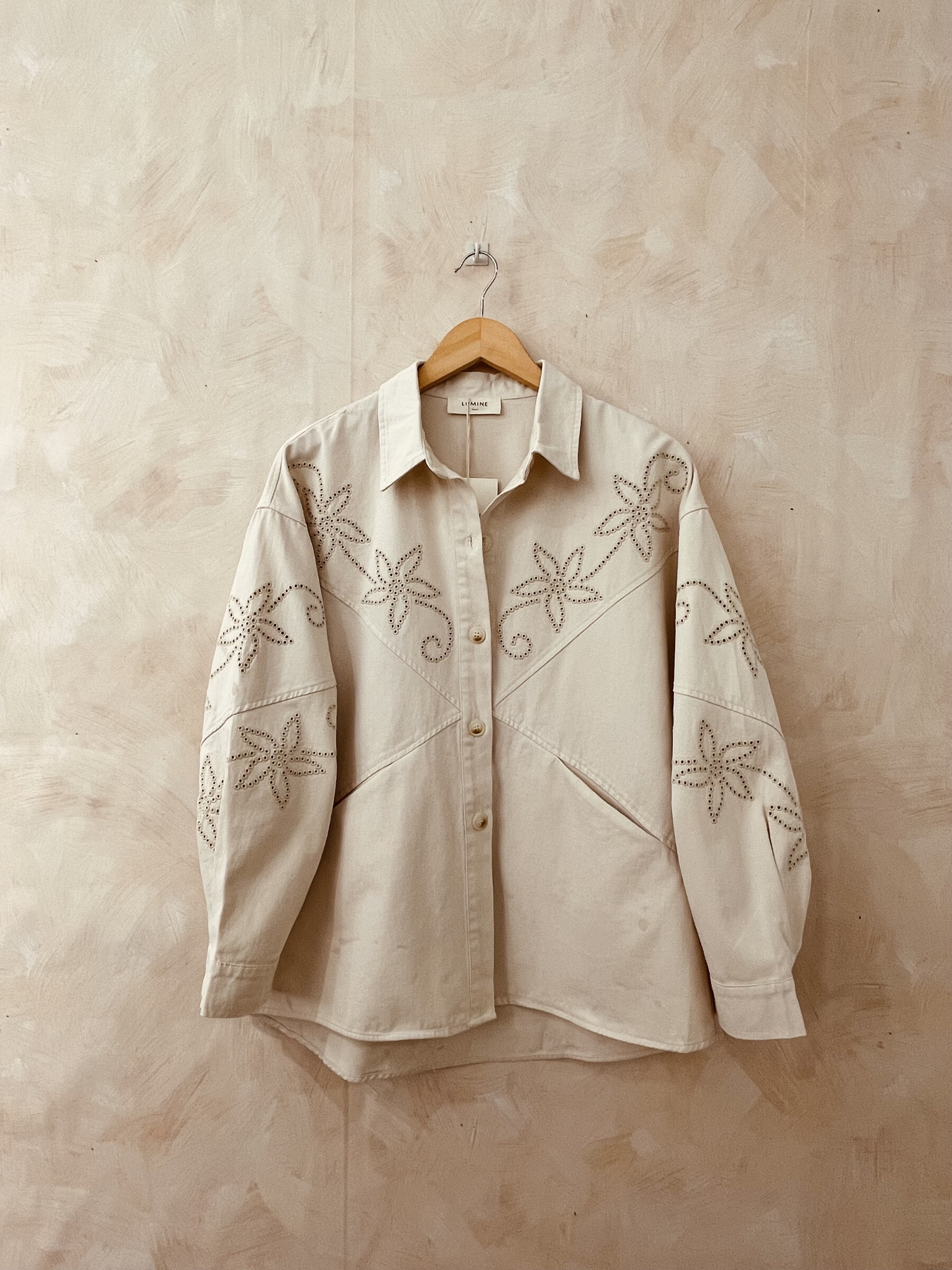 Grossiste LUMINE - Veste en coton avec broderie