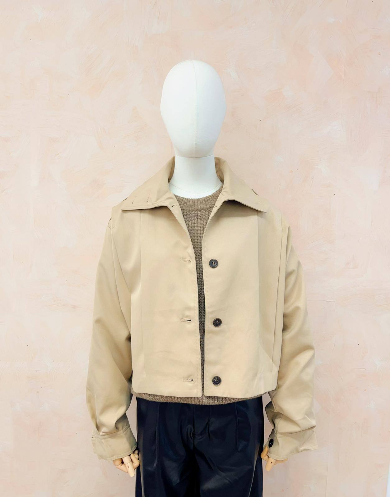 Grossiste LUMINE - Trench court pli