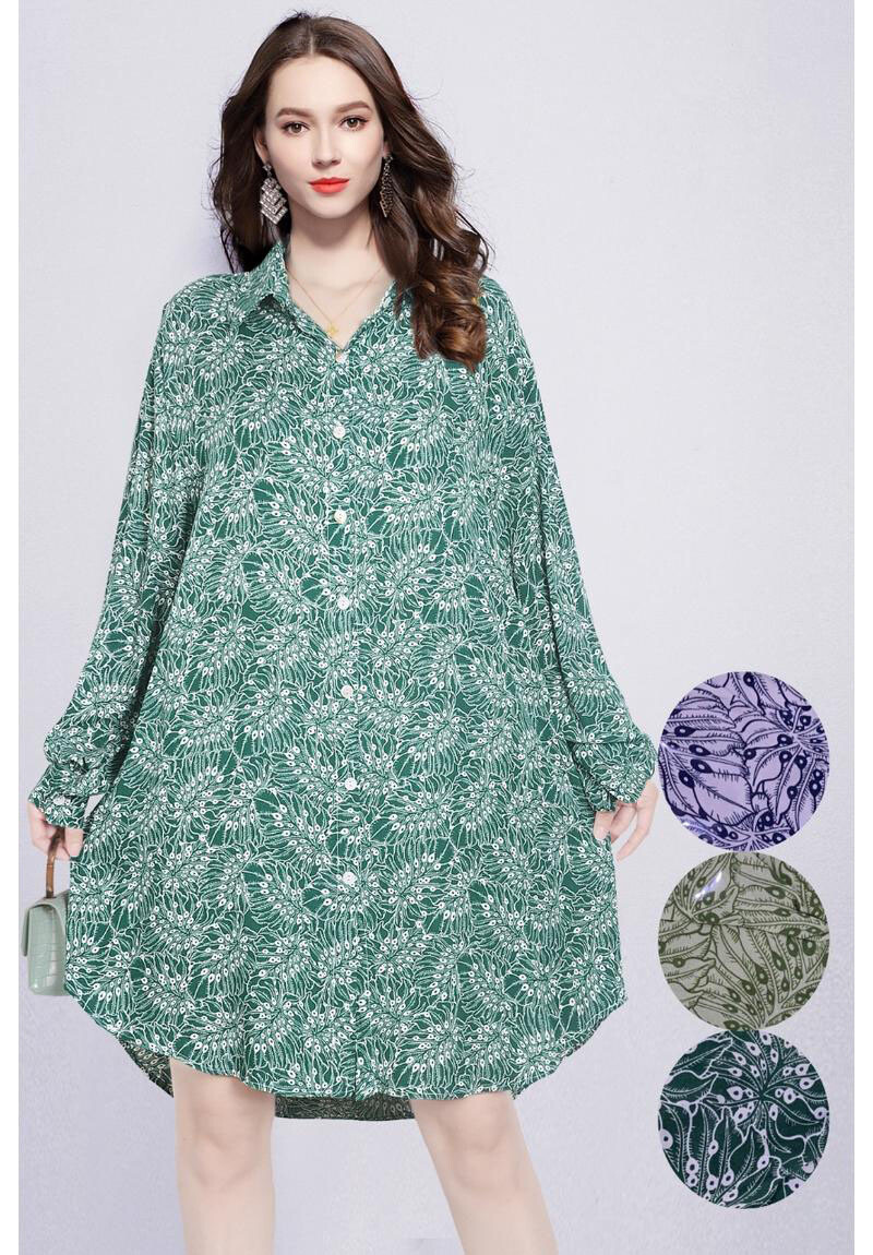 Großhändler Lusa Mode - Fleurie gedruckte Selma -Hemdbluse