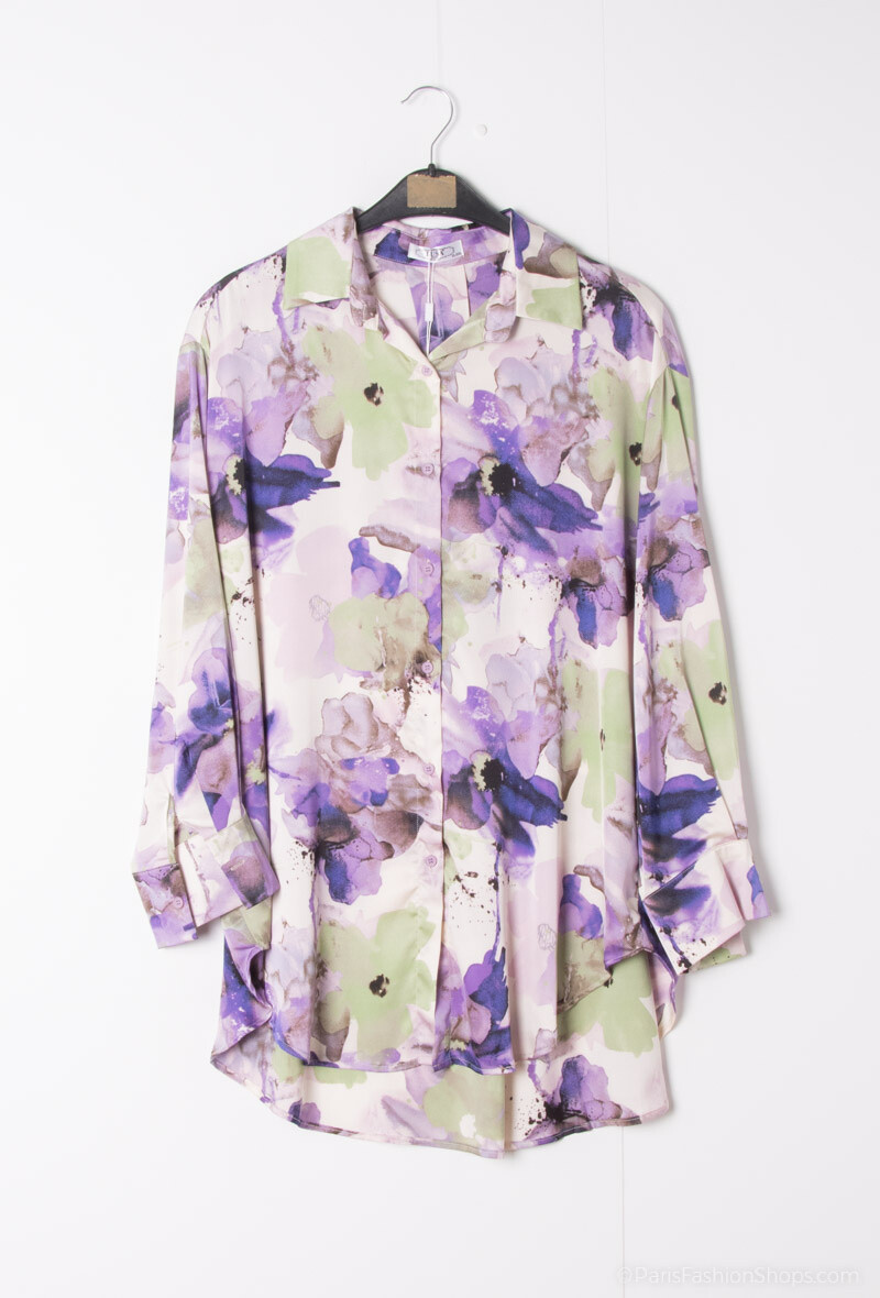 Wholesaler Lusa Mode - Bohemian long sleeve printed shirt blouse
