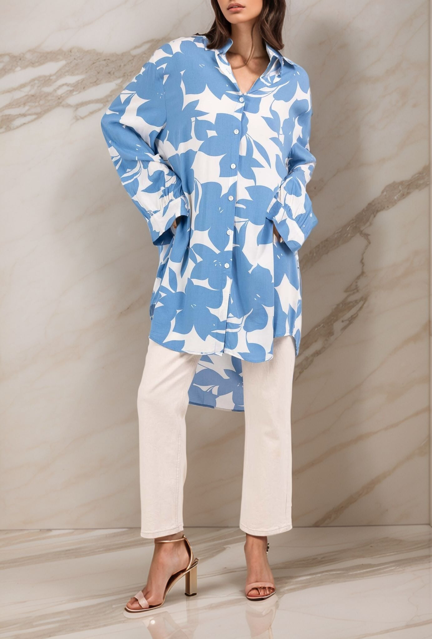 Mayorista Lusa Mode - Camisa Tropical Flowery Selma Longs