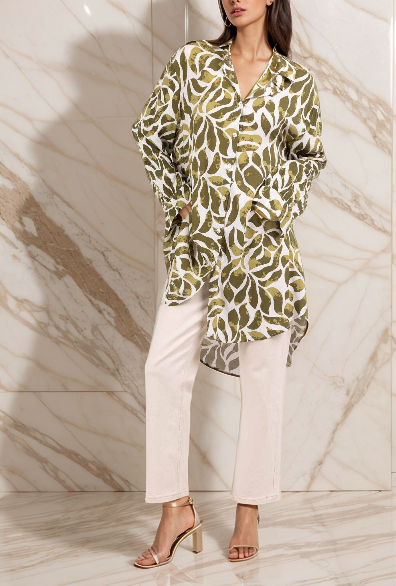 Grossista Lusa Mode - Camicia tropicale di Selma Flowery Longs
