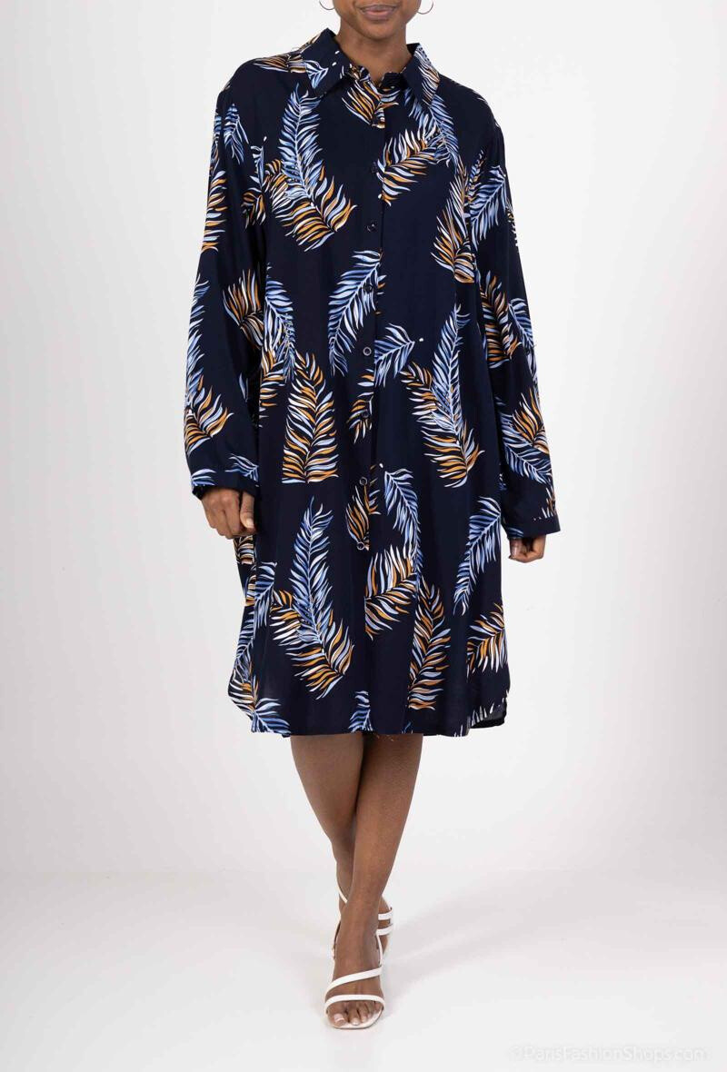 Grossiste Lusa Mode - Chemise imprimée feuillage