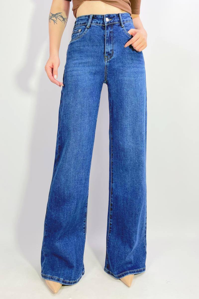 Grossiste Lusa Mode - Jean coupe droite stretch à 5 poches T36-T46