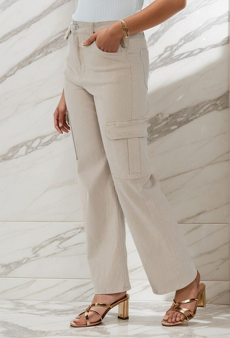 Wholesaler Lusa Mode - Stretch cargo jeans