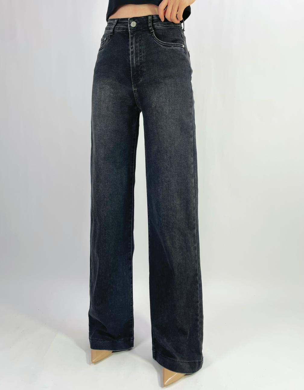 Grossista Lusa Mode - Jeans elasticizzati a taglio dritto premium, taglie 36-46
