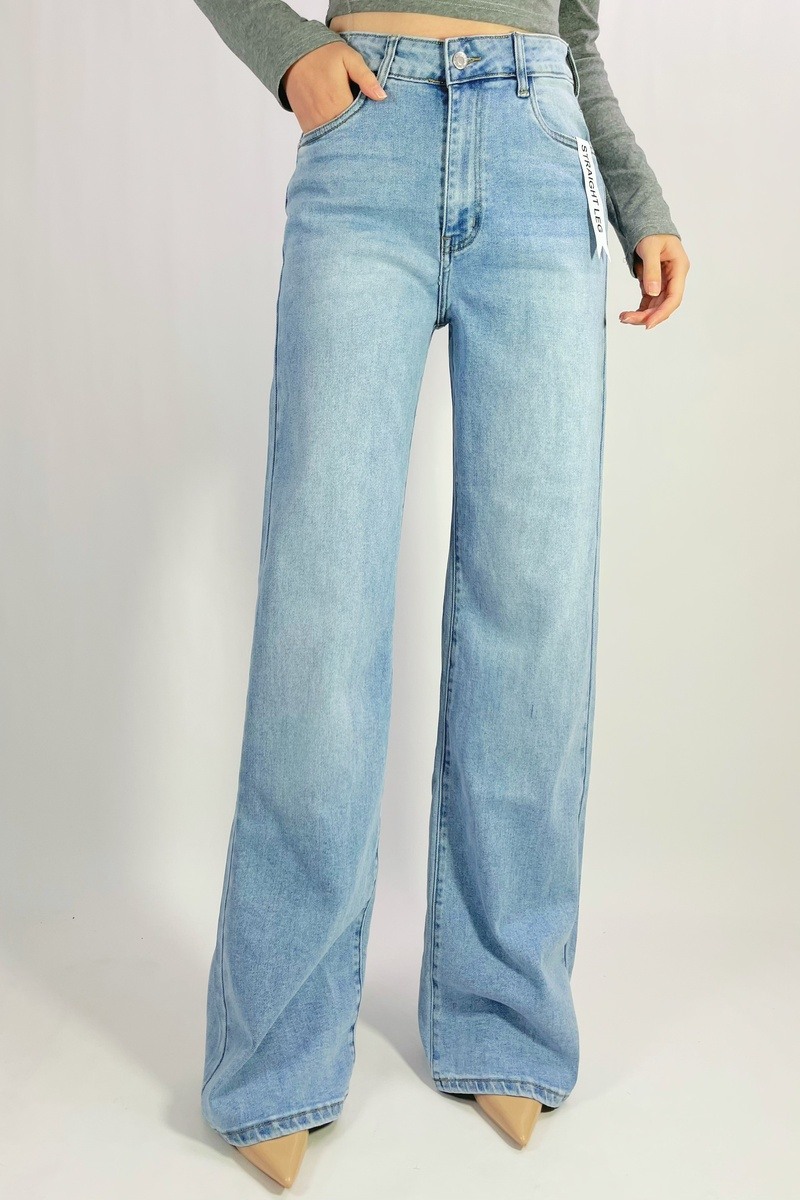 Großhändler Lusa Mode - Premium-Jeans mit geradem Schnitt und Stretch in großen Größen T42-T50