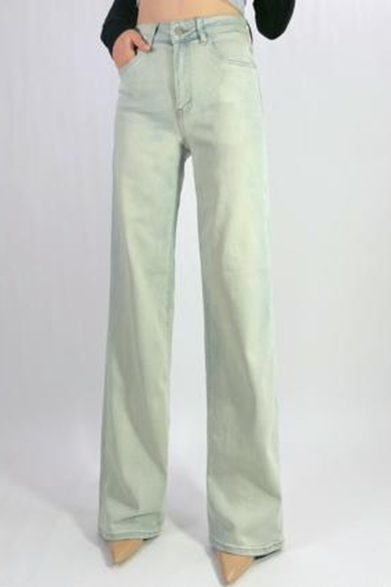 Großhändler Lusa Mode - Premium-Jeans mit weitem Bein und Stretch, Größen 36-46