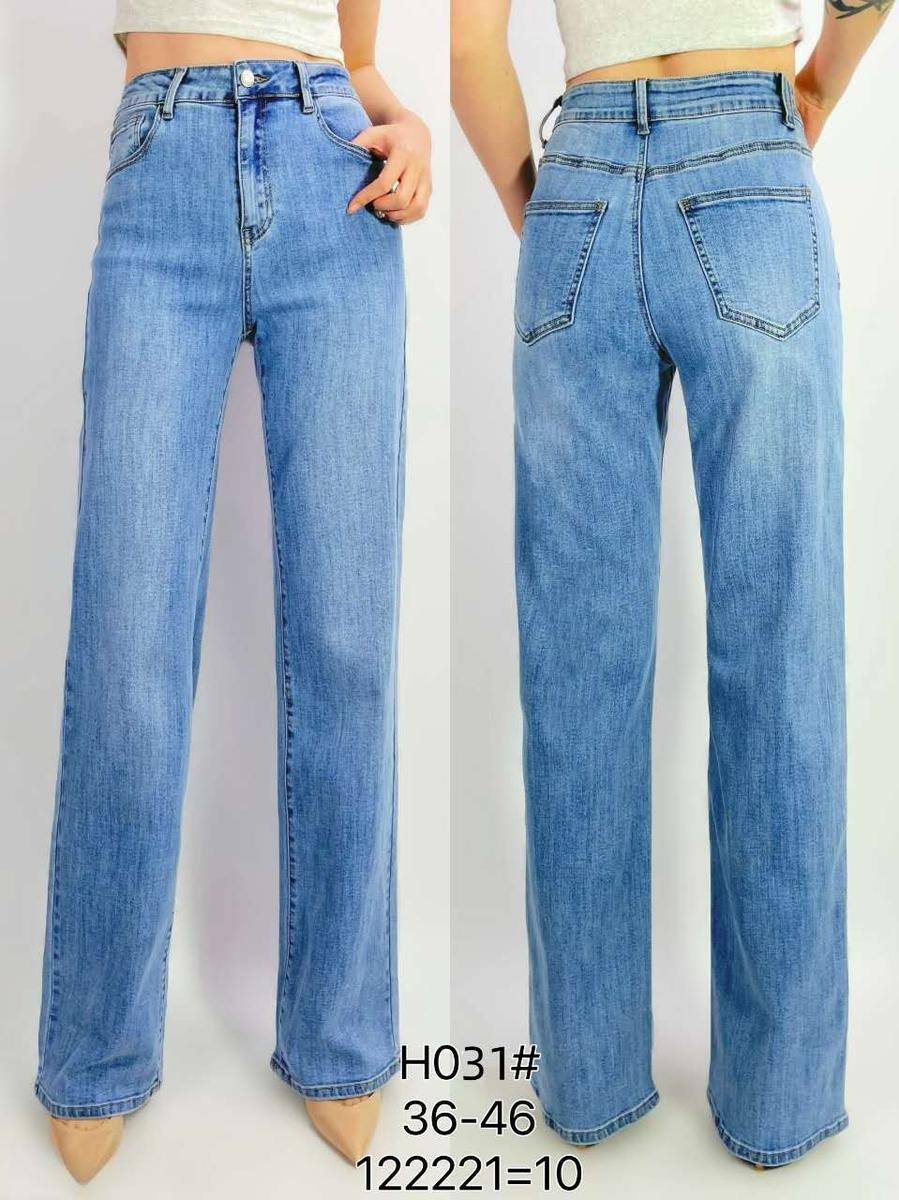 Mayorista Lusa Mode - Jeans de pierna ancha con stretch premium T36-T46