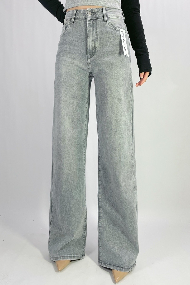 Mayorista Lusa Mode - Jeans elásticos de pierna recta premium, tallas 38-46