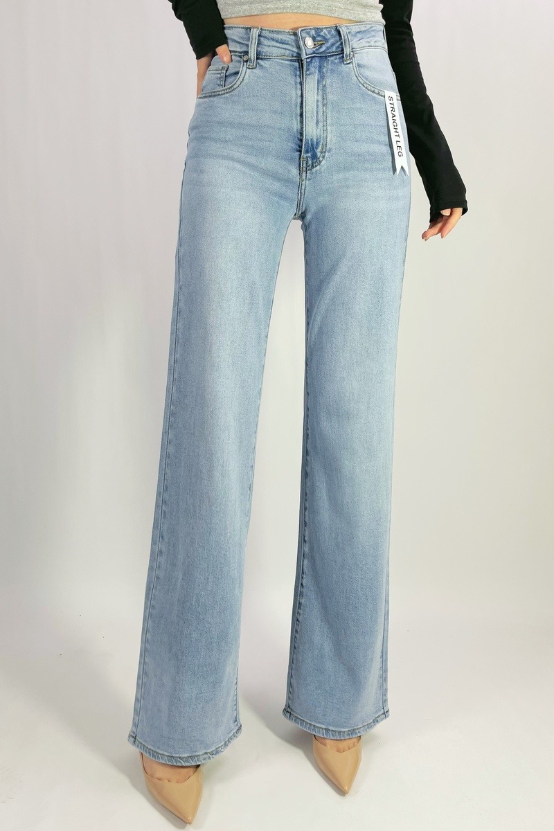Großhändler Lusa Mode - Premium Stretch-Jeans mit geradem Bein, Größen 36-46