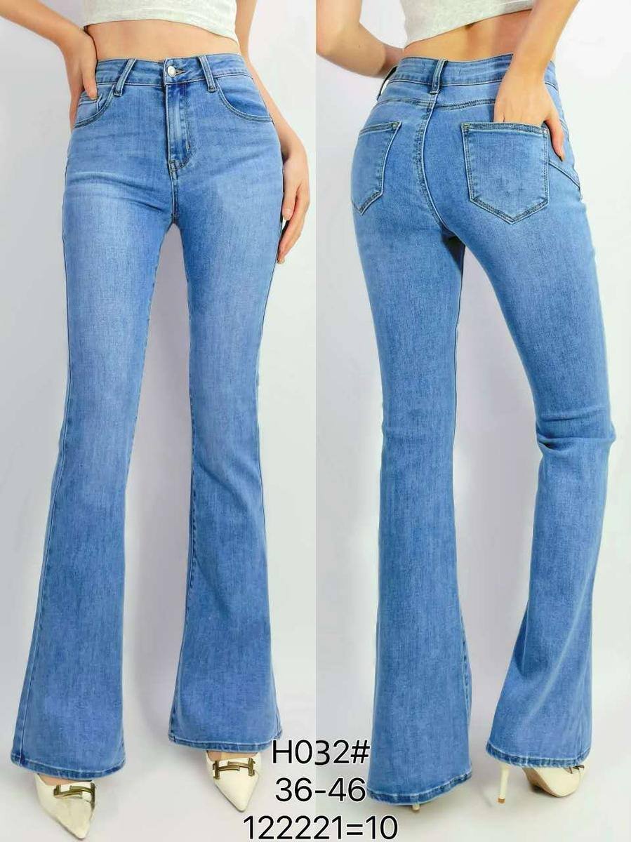 Mayorista Lusa Mode - Vaqueros premium stretch flare push up talla T36-T46