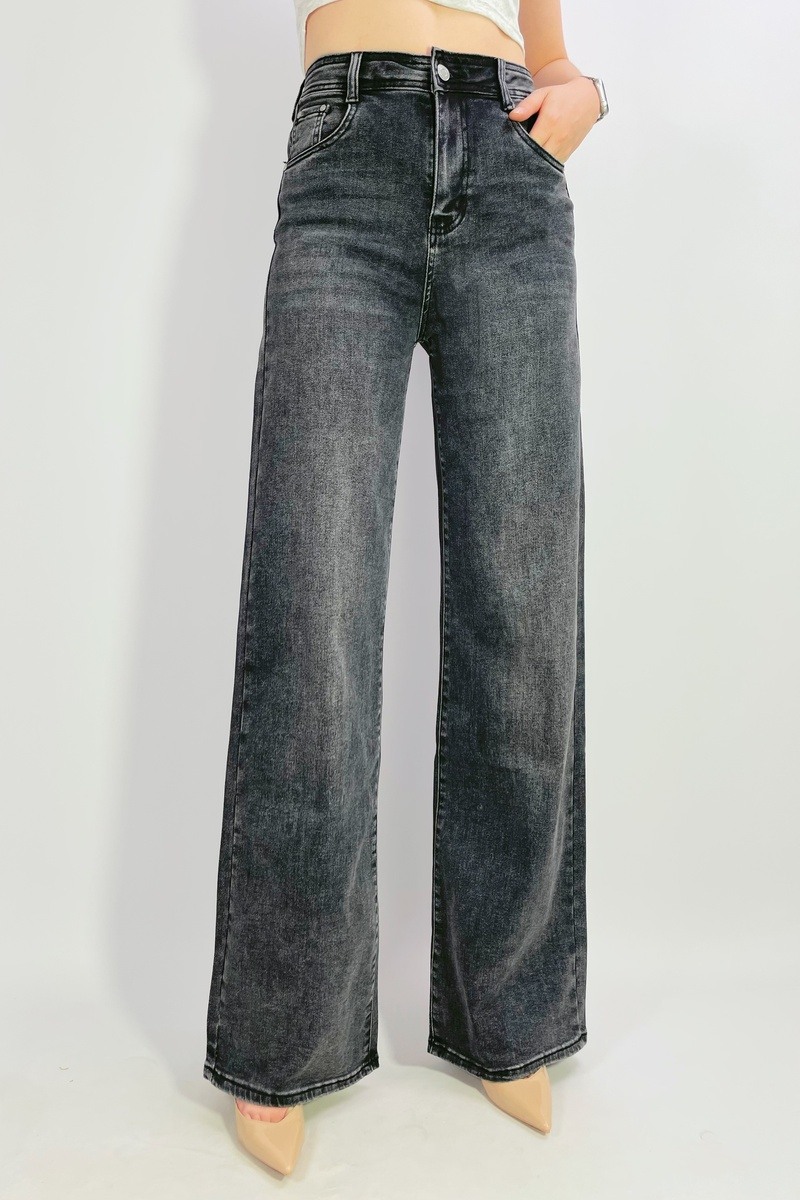 Grossiste Lusa Mode - Jean premium coupe droite stretch à 5 poches T36-T46