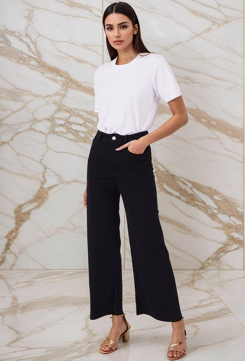 Grossiste Lusa Mode - Jean sans poche avant sans couture coté 102cm T34-T42