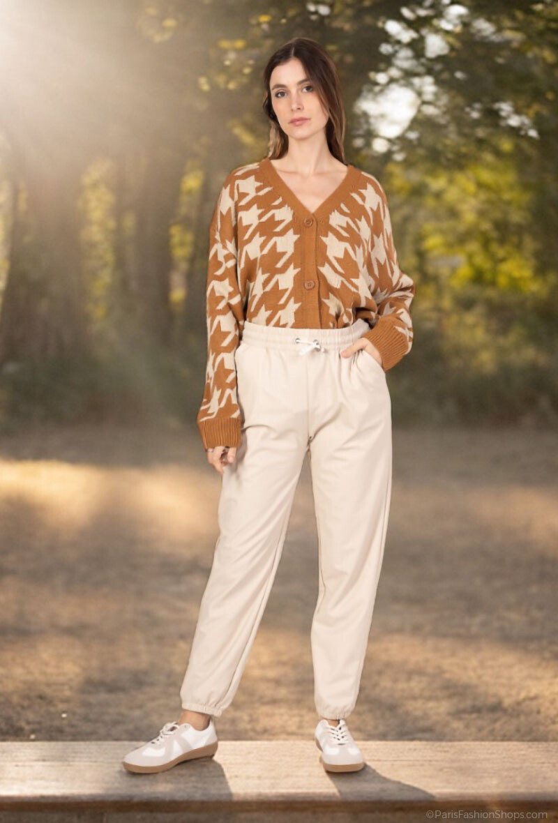Wholesaler Lusa Mode - Plain leather pants