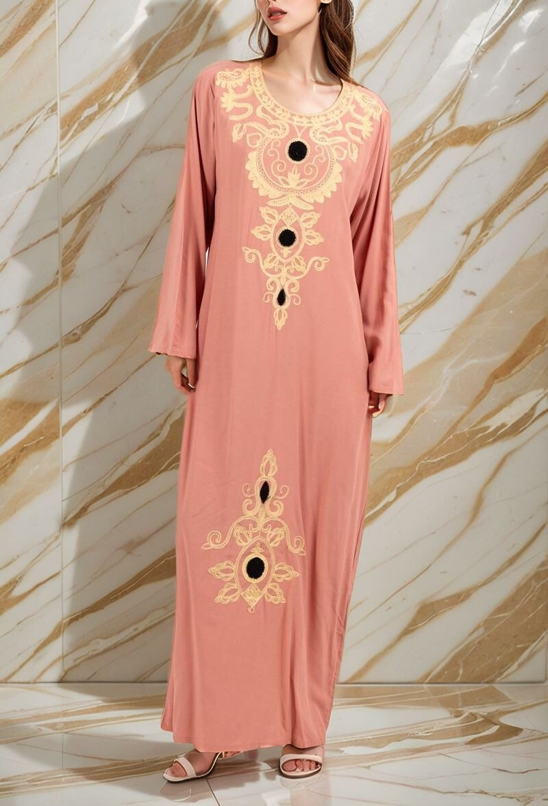Wholesaler Lusa Mode - United long dress with embroidery