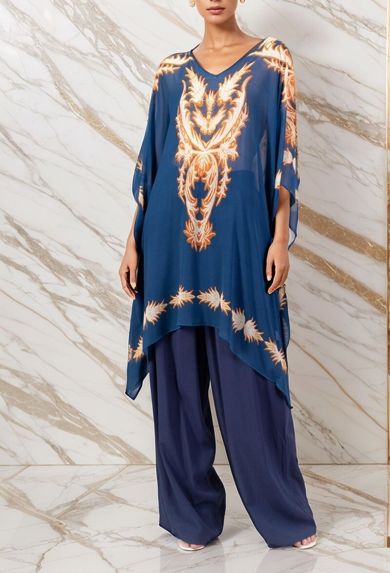 Grossiste Lusa Mode - Poncho imprimé avec strass