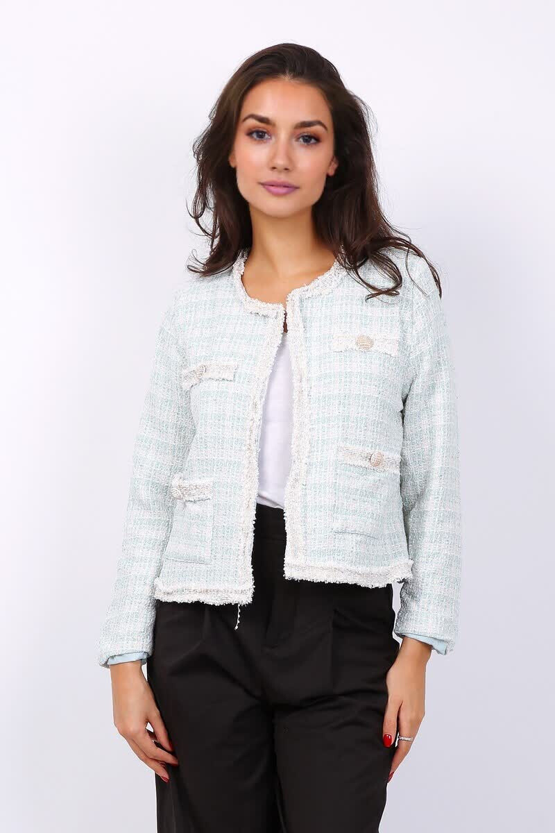 Wholesaler Lusa Mode - Korean style tweed jacket