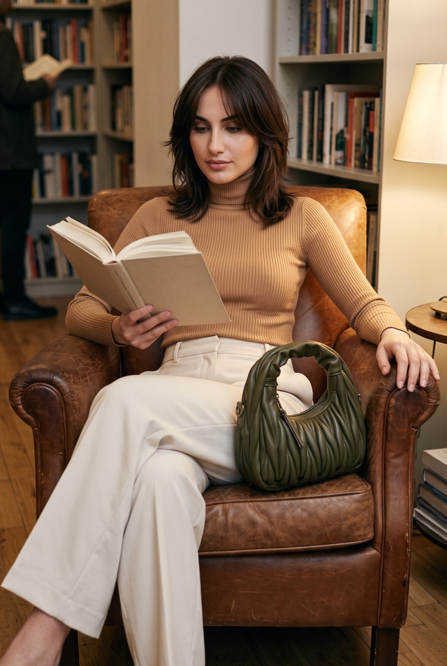 Grossiste LUX - Mini sac — effet matelassé plissé — bandoulière incluse — CHIC