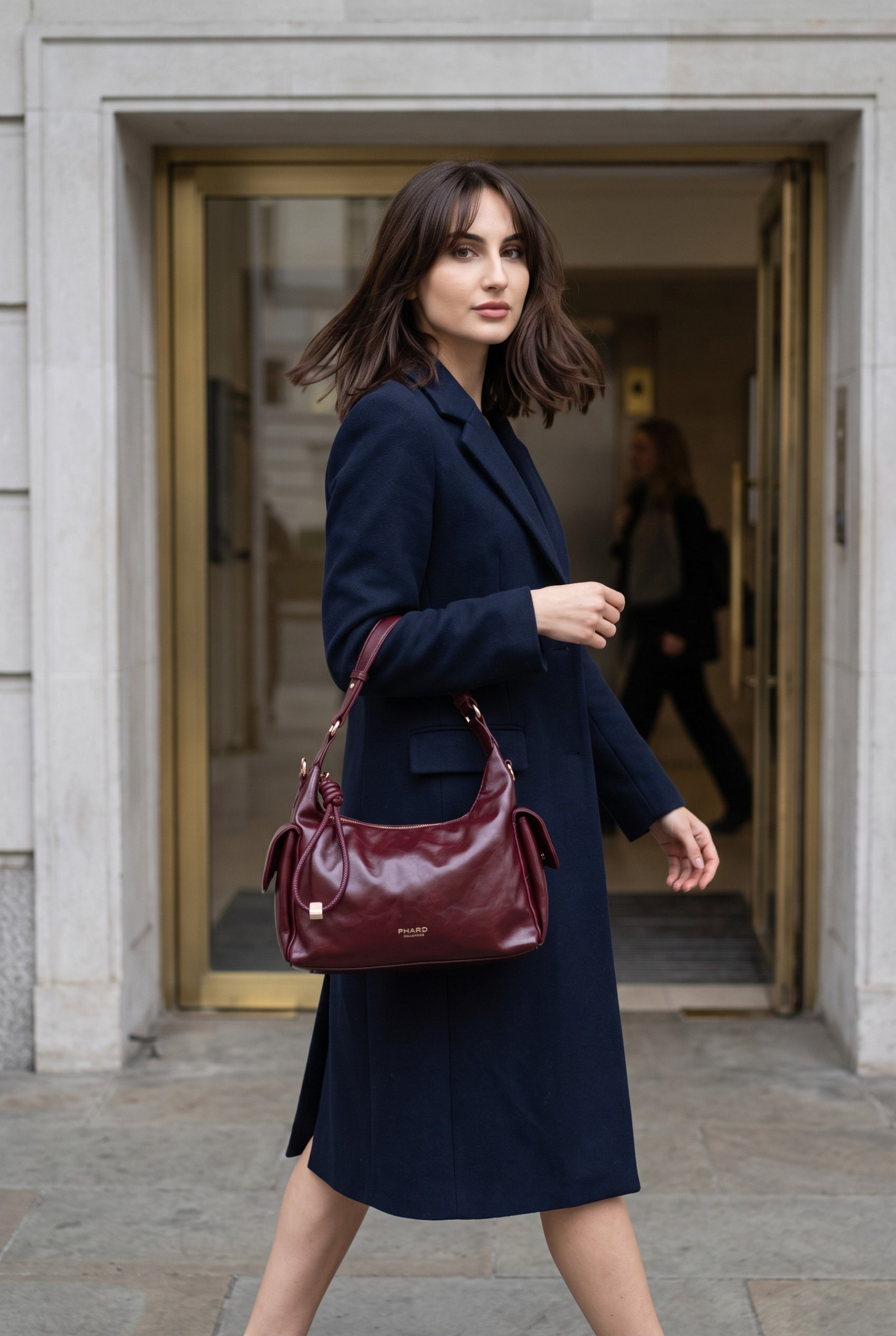 Grossiste LUX - Sac hobo — effet cuir vintage — bandoulière incluse — URBAN