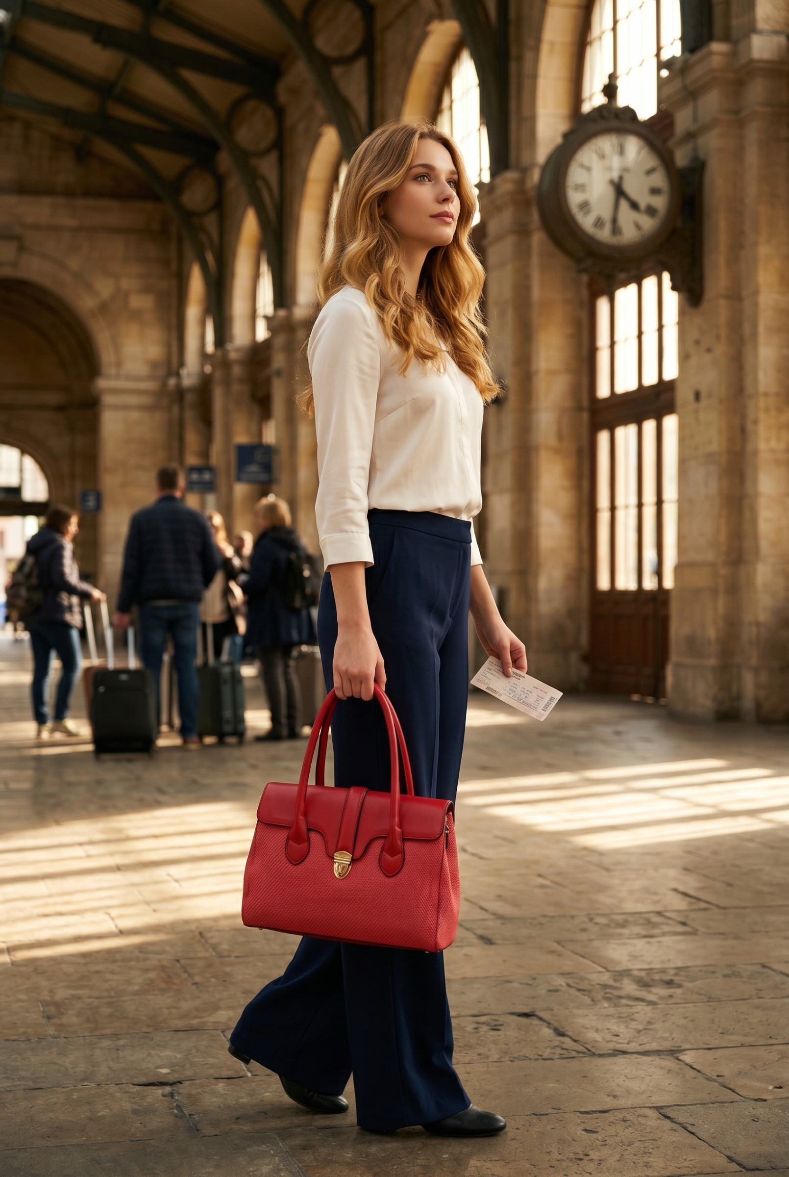 Wholesaler LUX - Handbag — flap with twist lock — shoulder strap included — classic