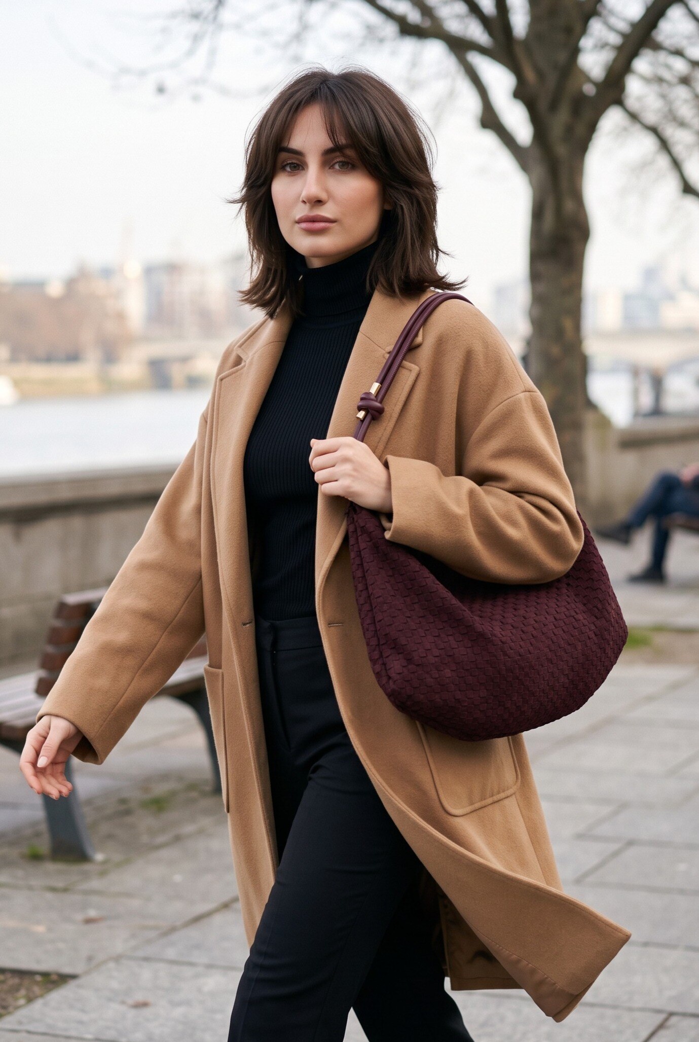 Großhändler LUX - Hobo-Tasche — Maxi-Geflecht — Schulter — CHIC