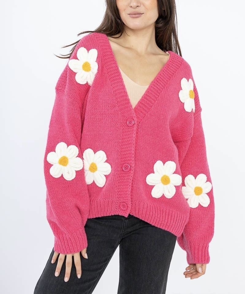 Mayorista LUZABELLE Paris - Cárdigan con flores de margaritas