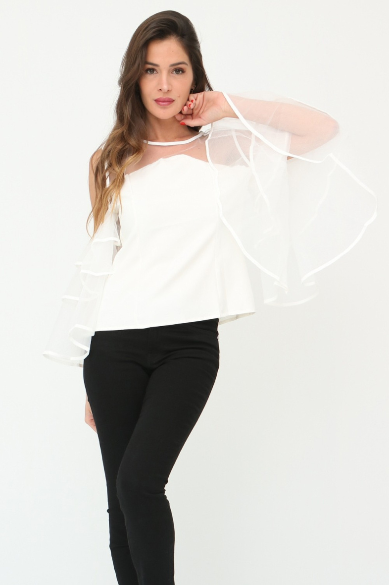 Grossista LUZABELLE - Blusa con volants