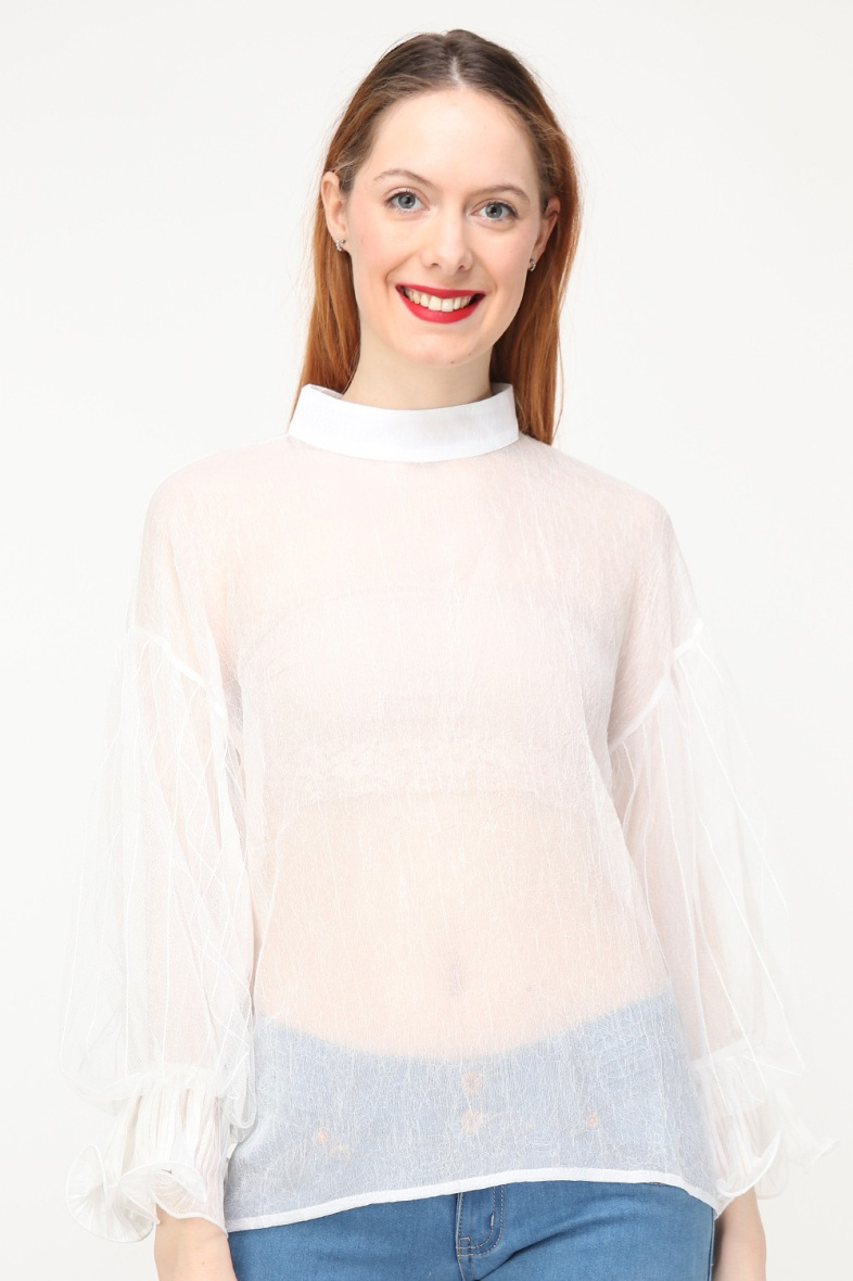 Grossista LUZABELLE - Blusa trasparente