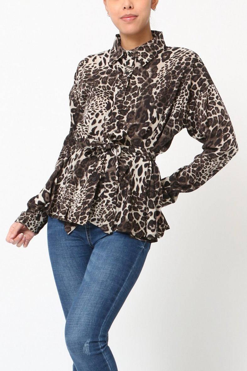 Mayorista LUZABELLE - Blusa de leopardo